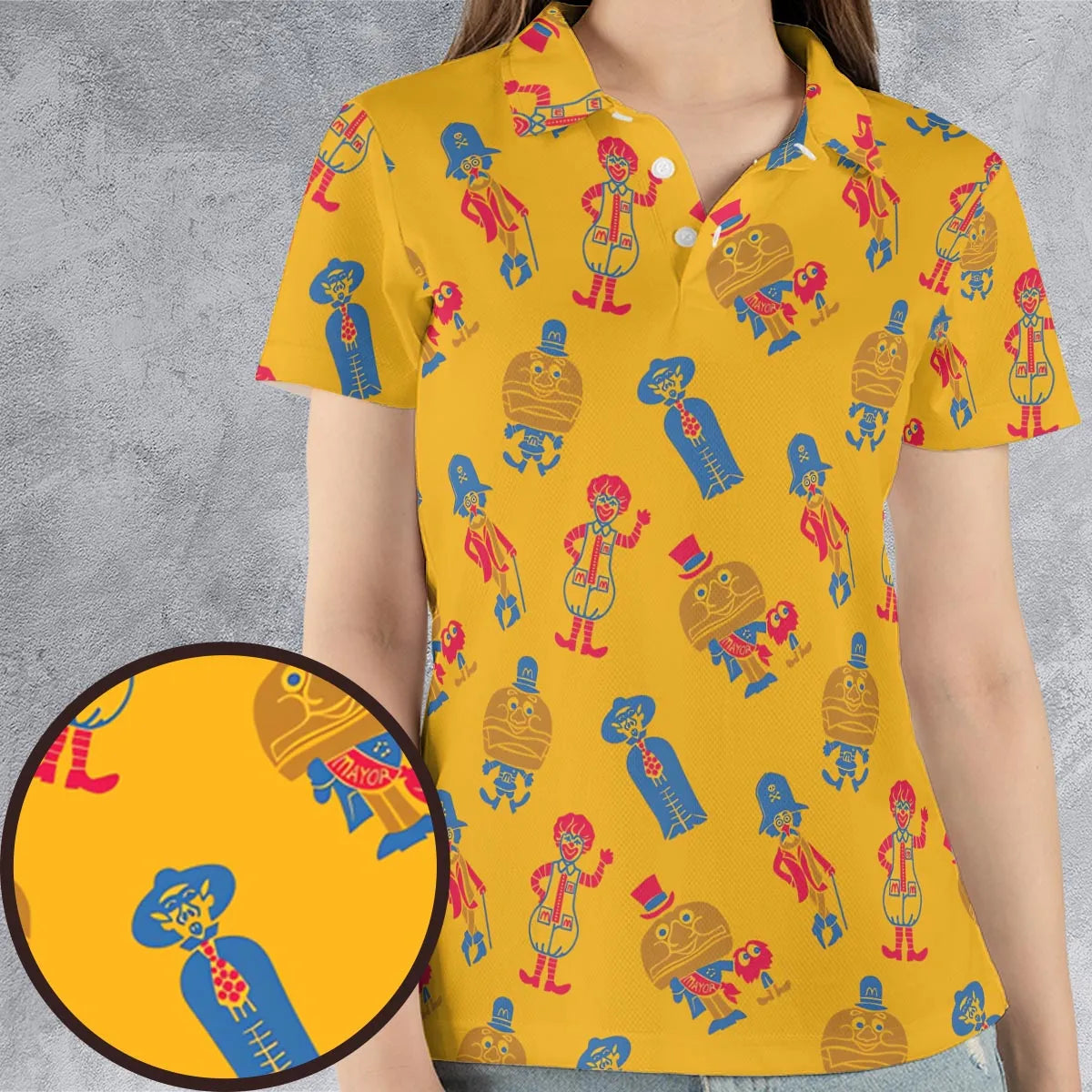 AOP Men/Women Polo Shirt - GQW69P49