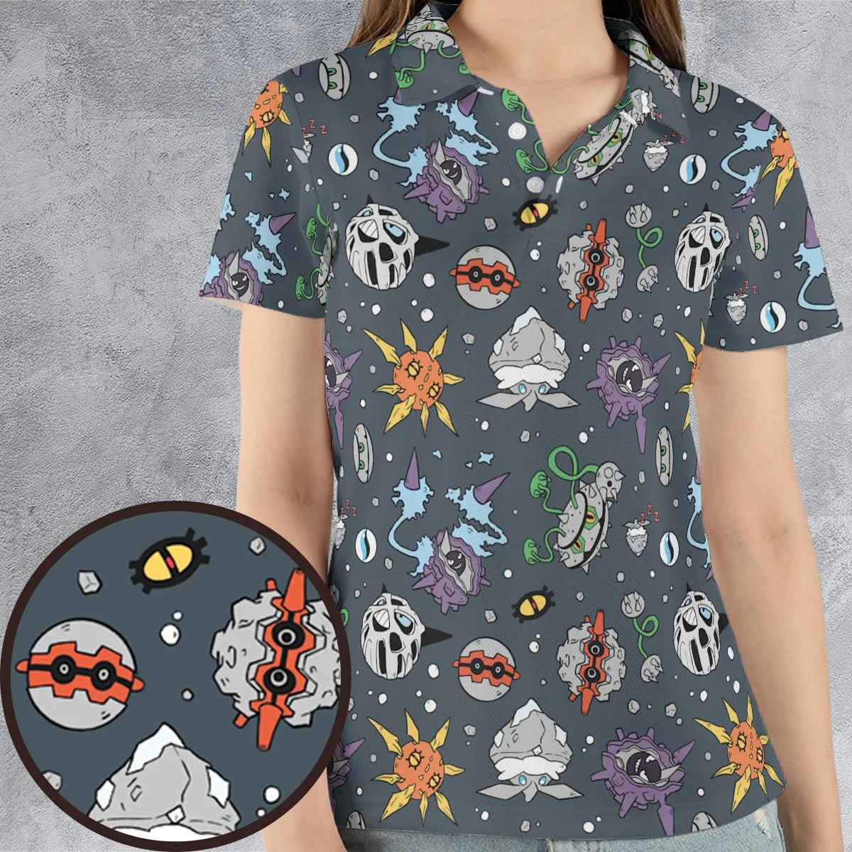 AOP Men/Women Polo Shirt - LX2ZDWXZ