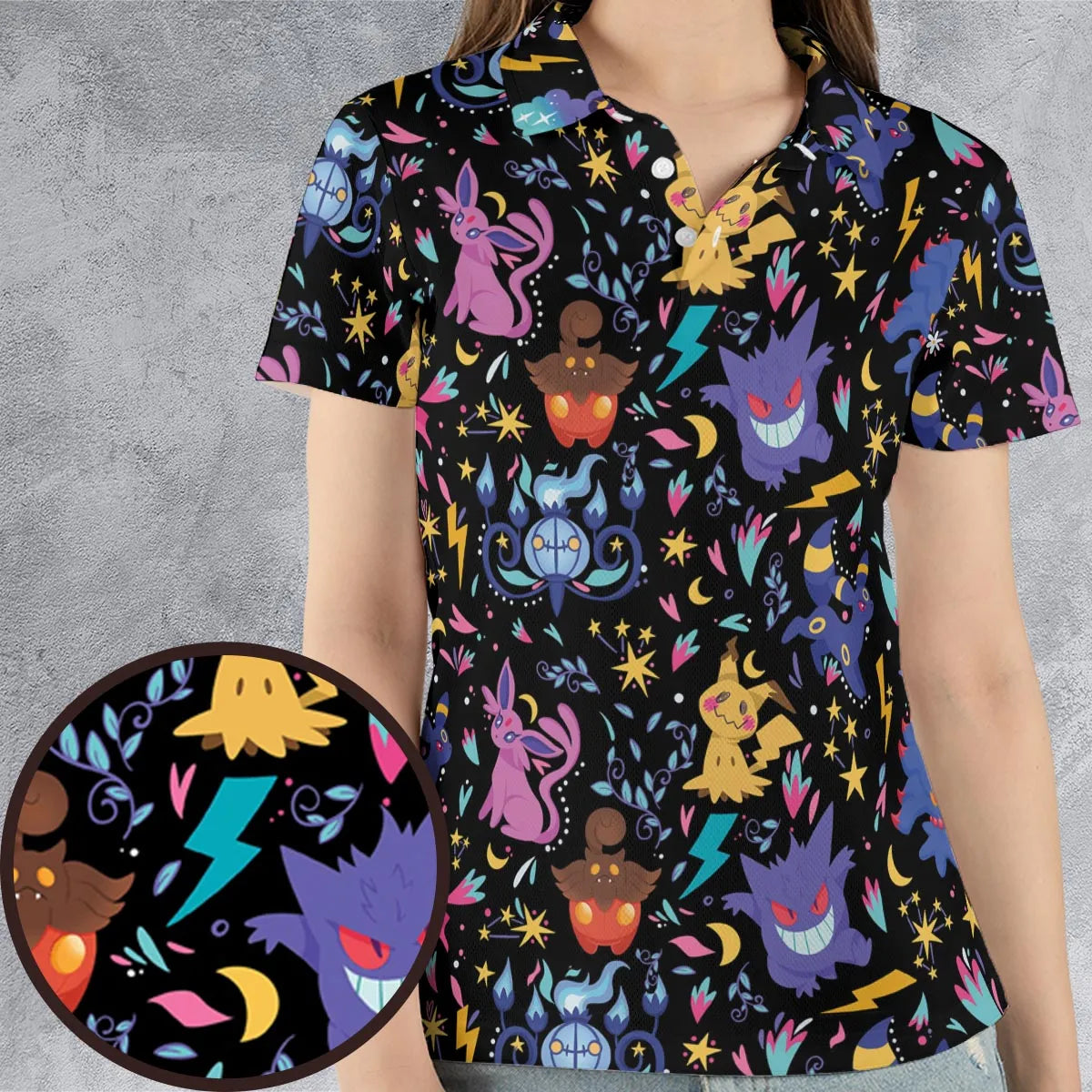 AOP Men/Women Polo Shirt - 6ZEWQSR6