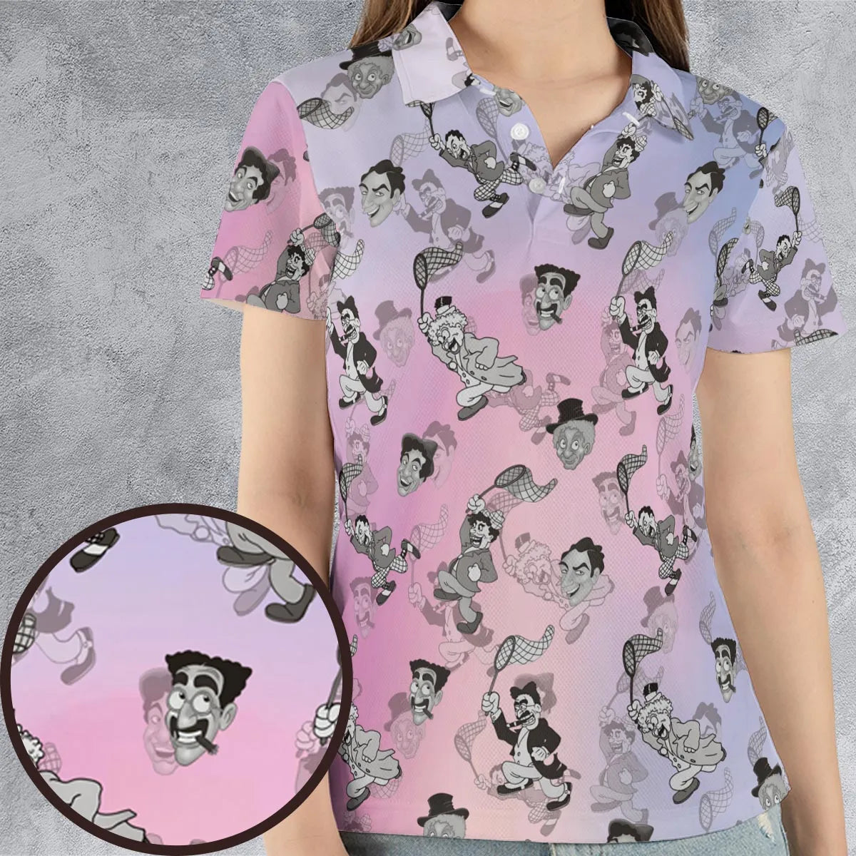 AOP Men/Women Polo Shirt - G5EMS8EX