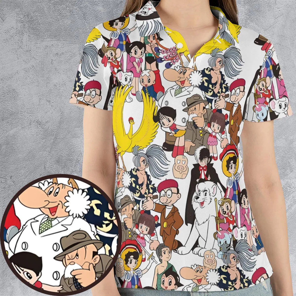 AOP Men/Women Polo Shirt - AJMCFTUF