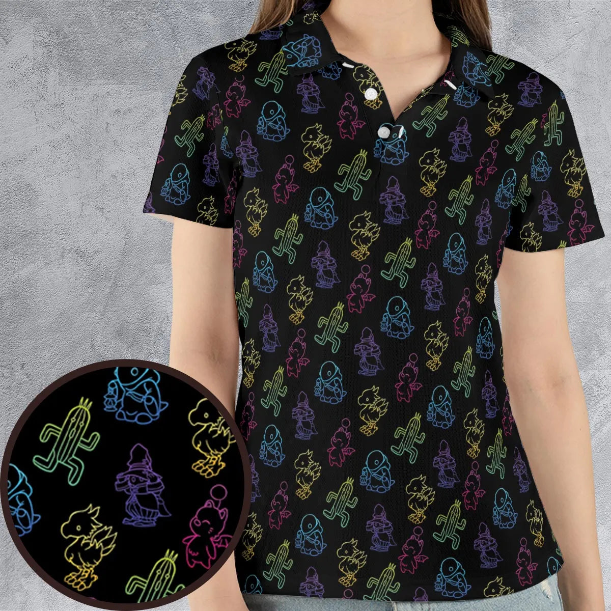 AOP Men/Women Polo Shirt - 8LMJ65TY