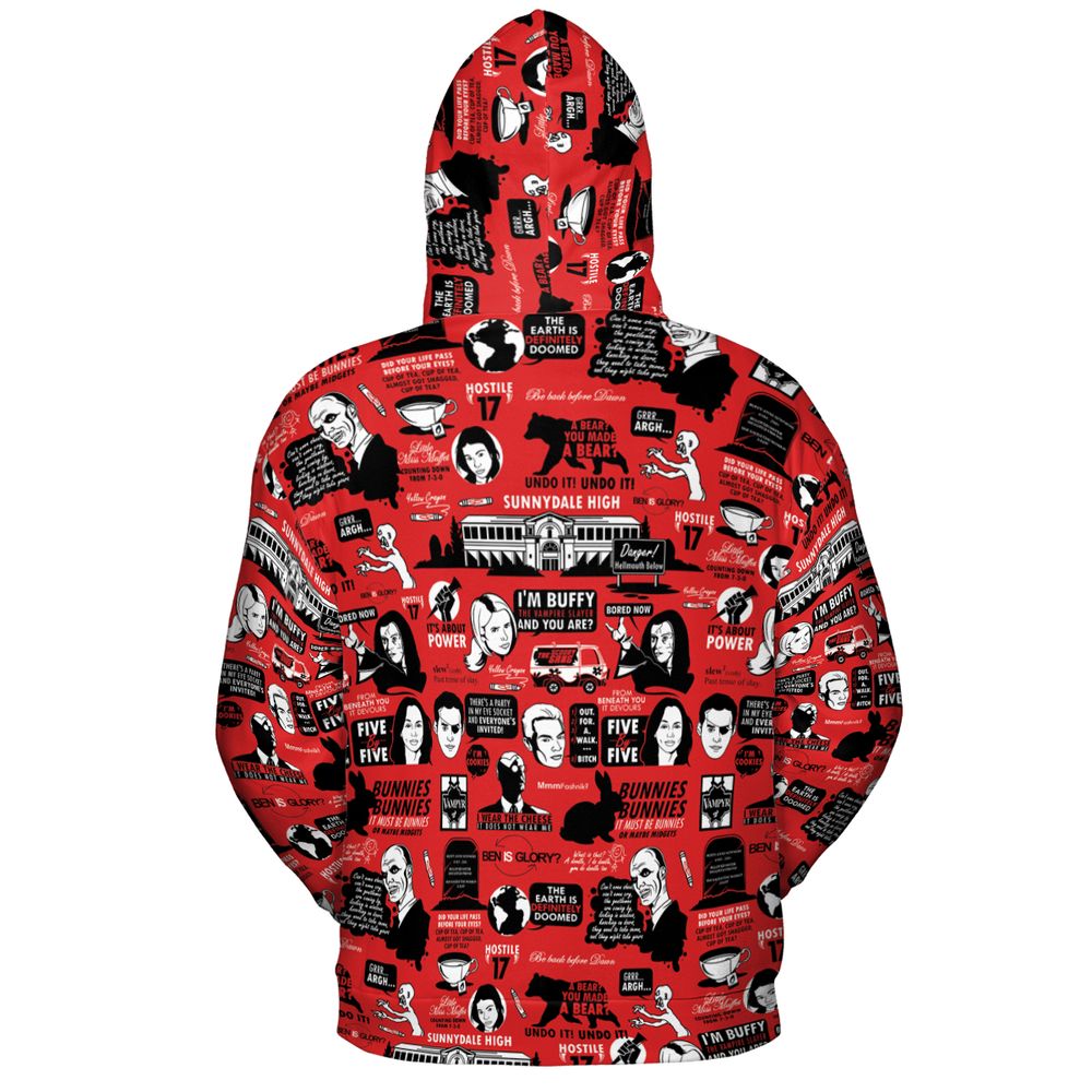 All-over Print Hoodie - SYAFQ7QP -  - 4
