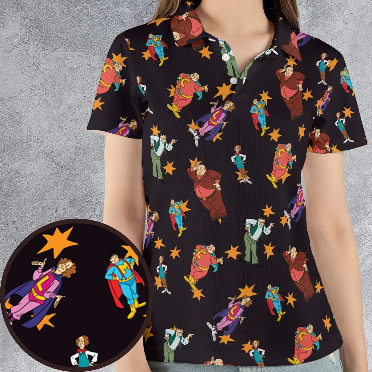AOP Men/Women Polo Shirt - ZX95MUE7