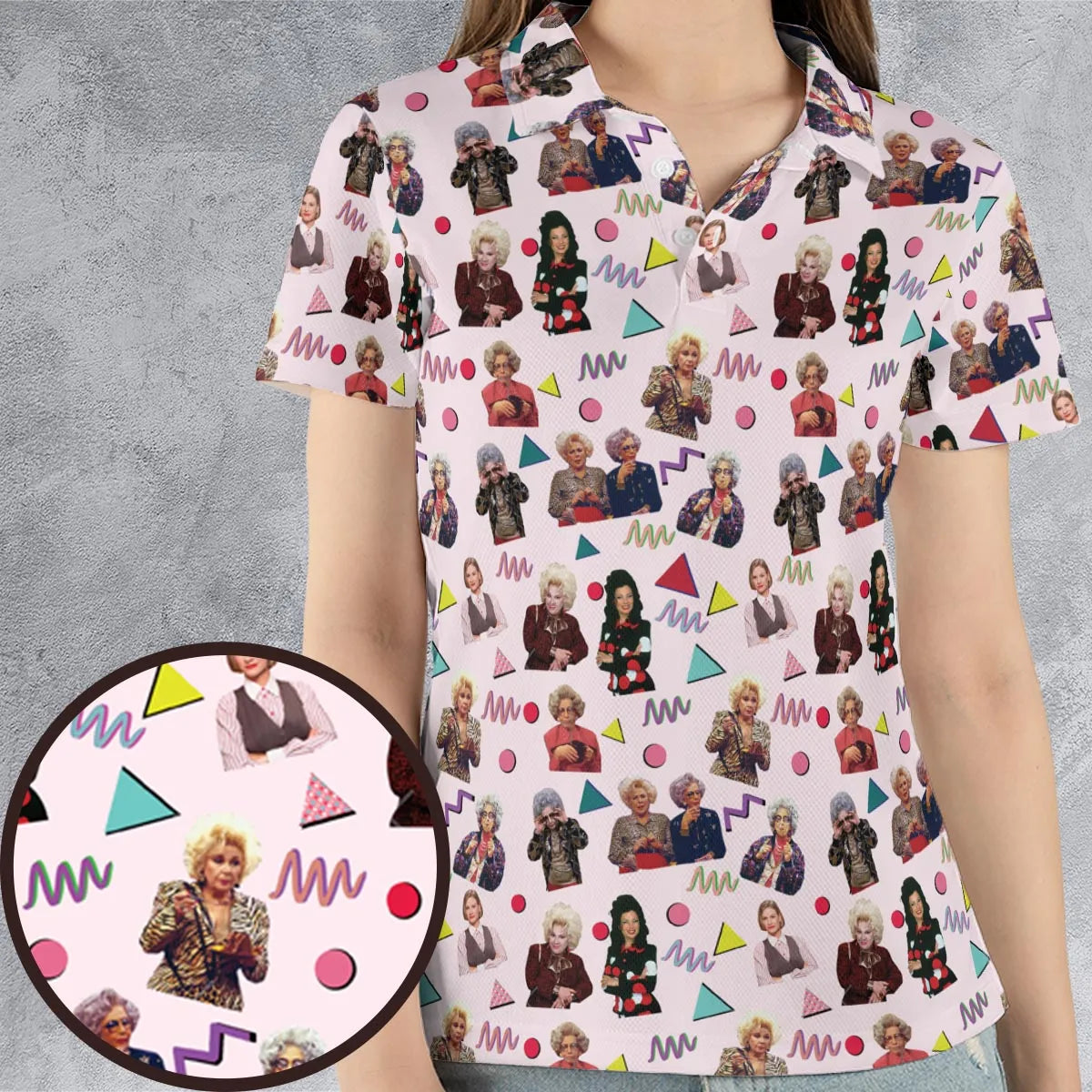AOP Men/Women Polo Shirt - JZLBN5XQ