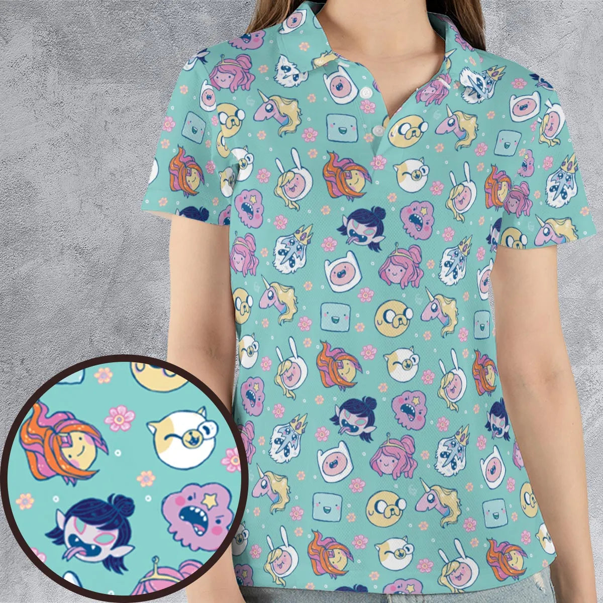 AOP Men/Women Polo Shirt - AKYXTTBF