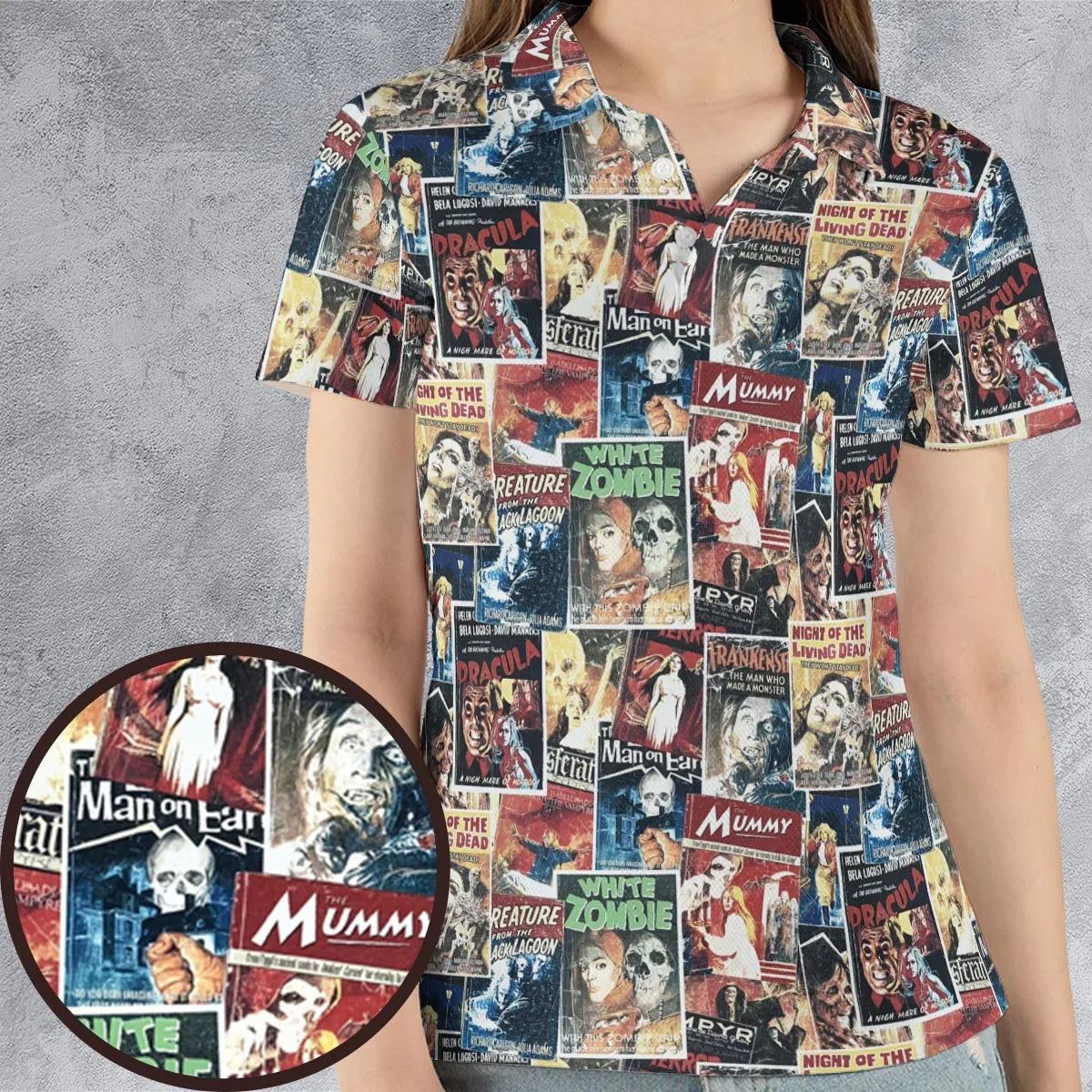 AOP Men/Women Polo Shirt - F9FDPRN9