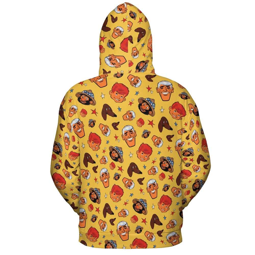 All-over Print Hoodie - 7ZZR94XJ -  - 4