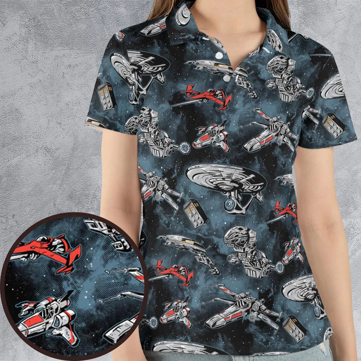 AOP Men/Women Polo Shirt - Q448W4KK