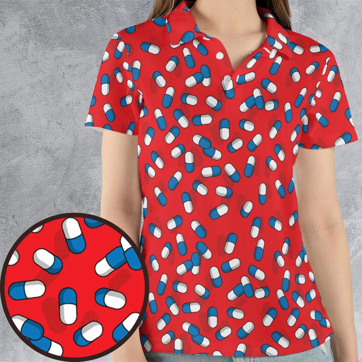 AOP Men/Women Polo Shirt - ST66EA6C