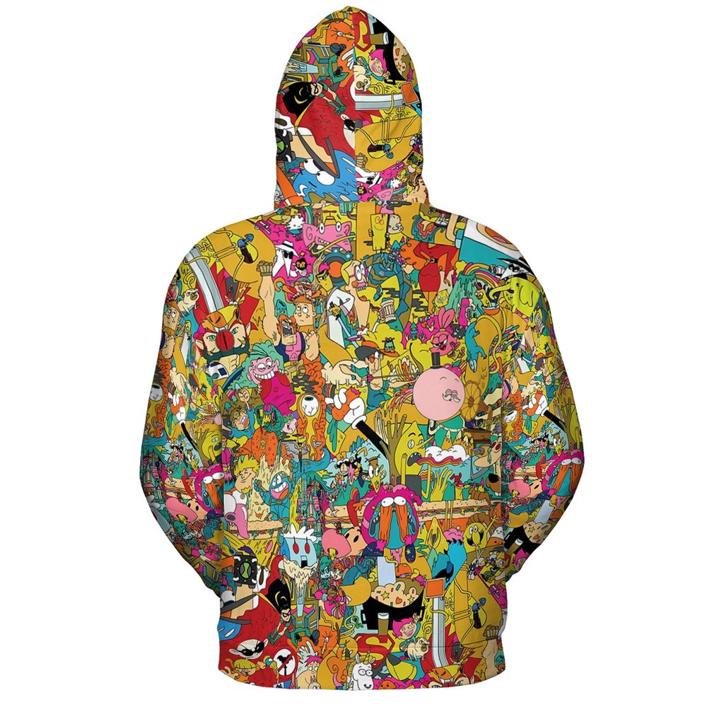 All-over Print Hoodie - M56B34XM -  - 4