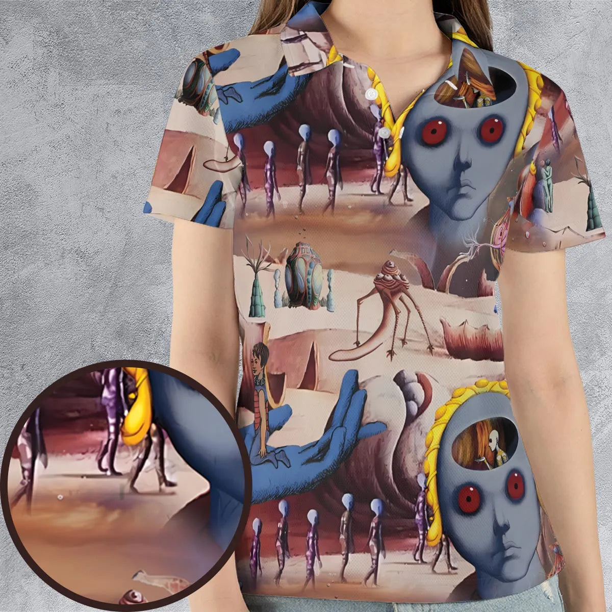AOP Men/Women Polo Shirt - SM9NBQ7Q