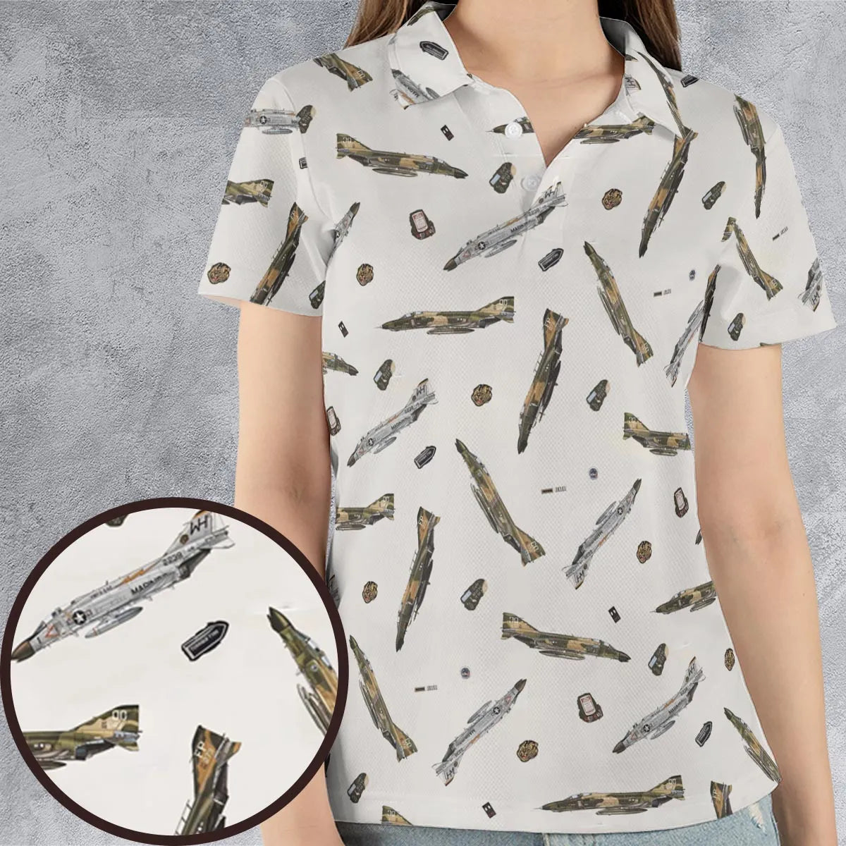 AOP Men/Women Polo Shirt - NM9HR9XK