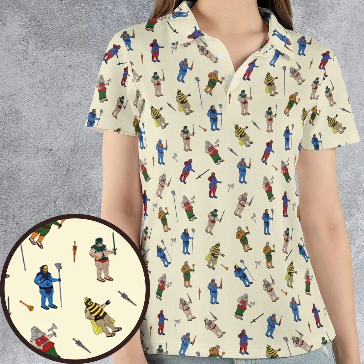 AOP Men/Women Polo Shirt - JEP69F9E