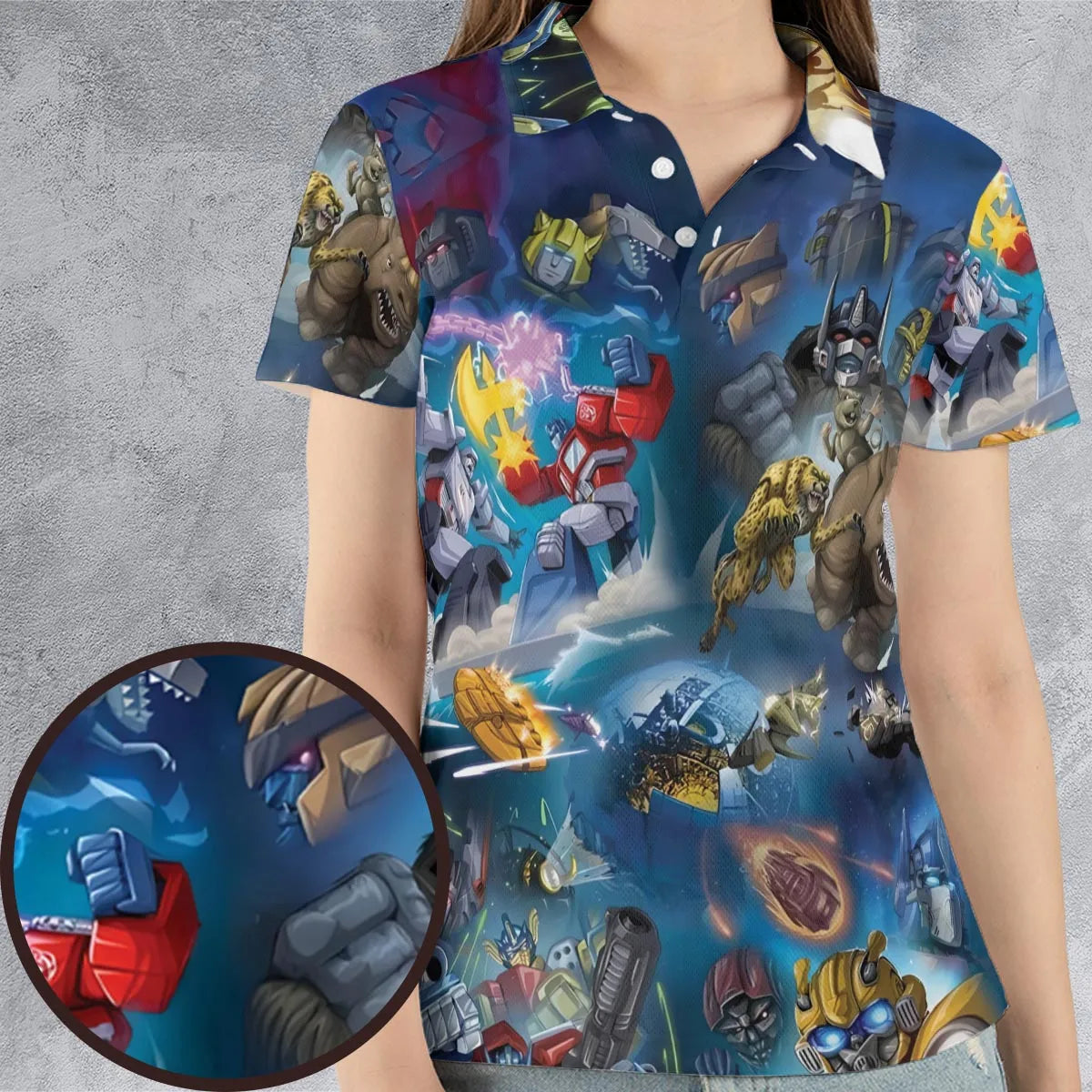 AOP Men/Women Polo Shirt - 5WNJMG23