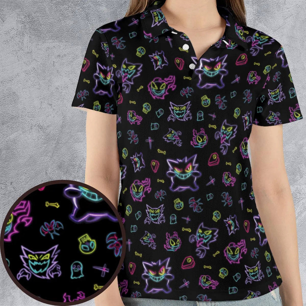 AOP Men/Women Polo Shirt - QSA3U9ZF