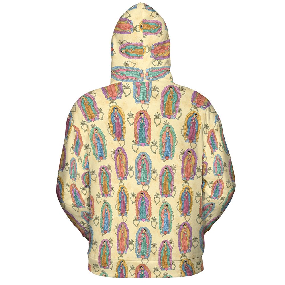 All-over Print Hoodie - E6X5HUTX -  - 4