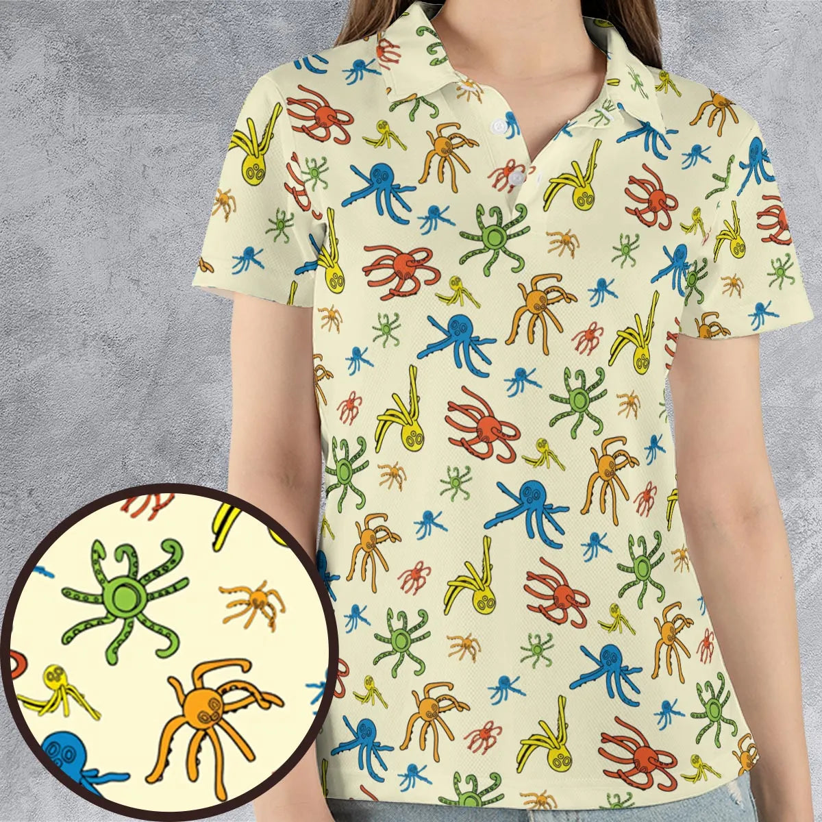 AOP Men/Women Polo Shirt - FKBCWMHT