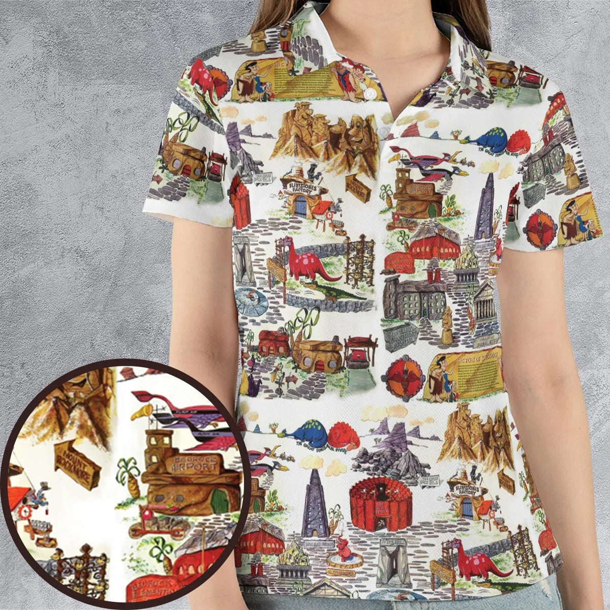 AOP Men/Women Polo Shirt - 6YYXAMQ5