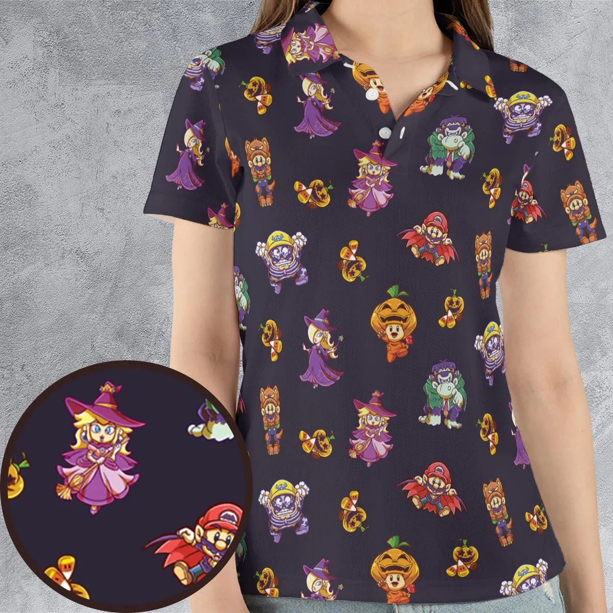 AOP Men/Women Polo Shirt - 62TNCX89