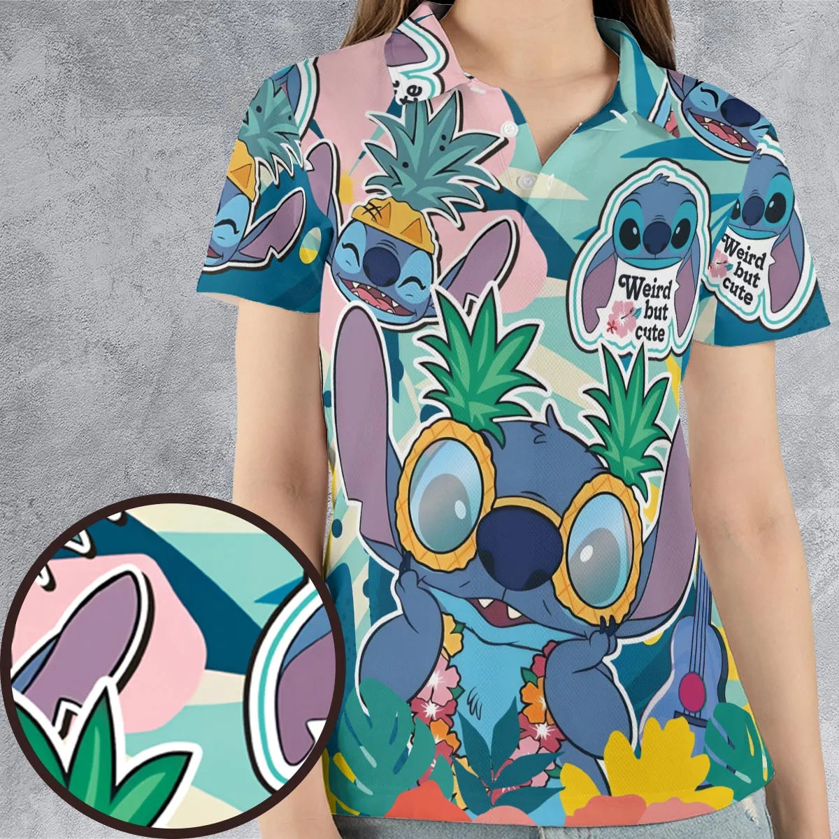 AOP Men/Women Polo Shirt - VP351DBR