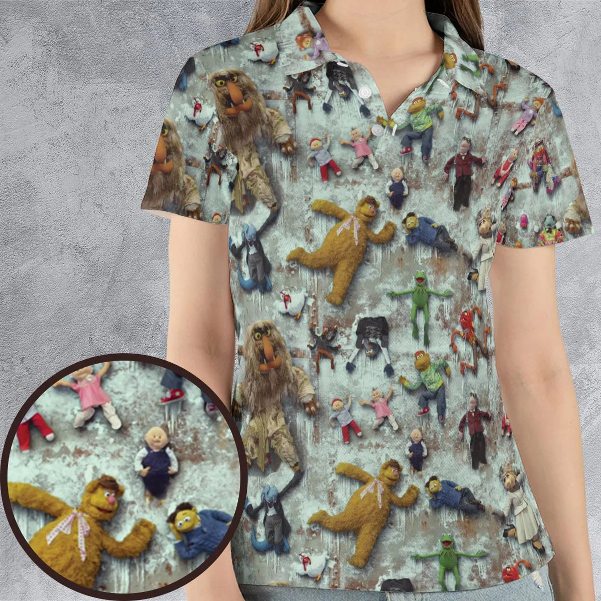 AOP Men/Women Polo Shirt - LBET84JD