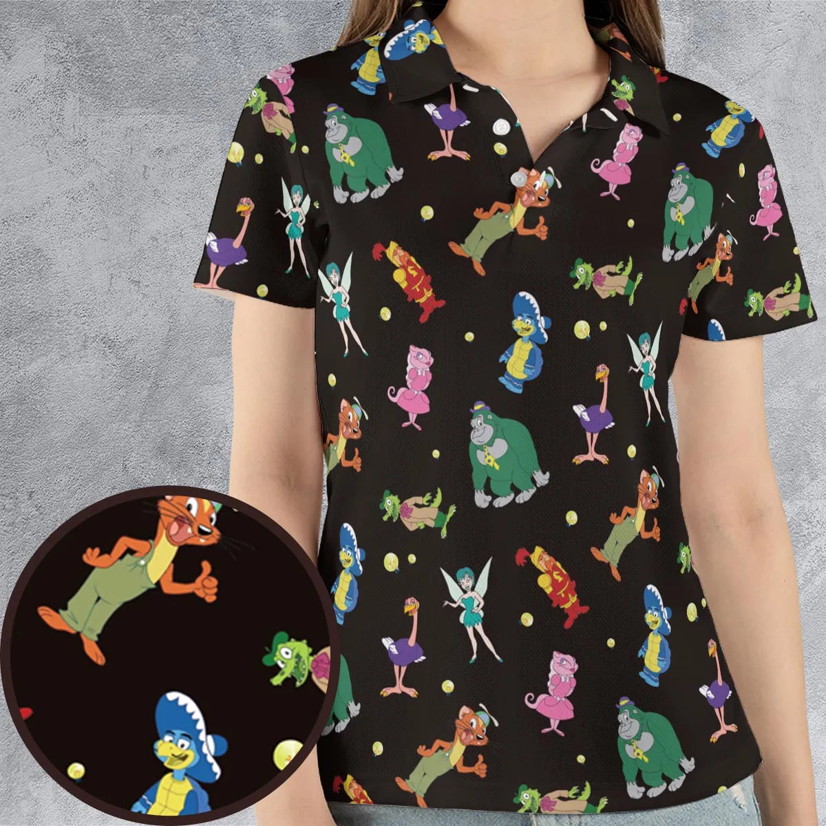 AOP Men/Women Polo Shirt - 33N4K7JK