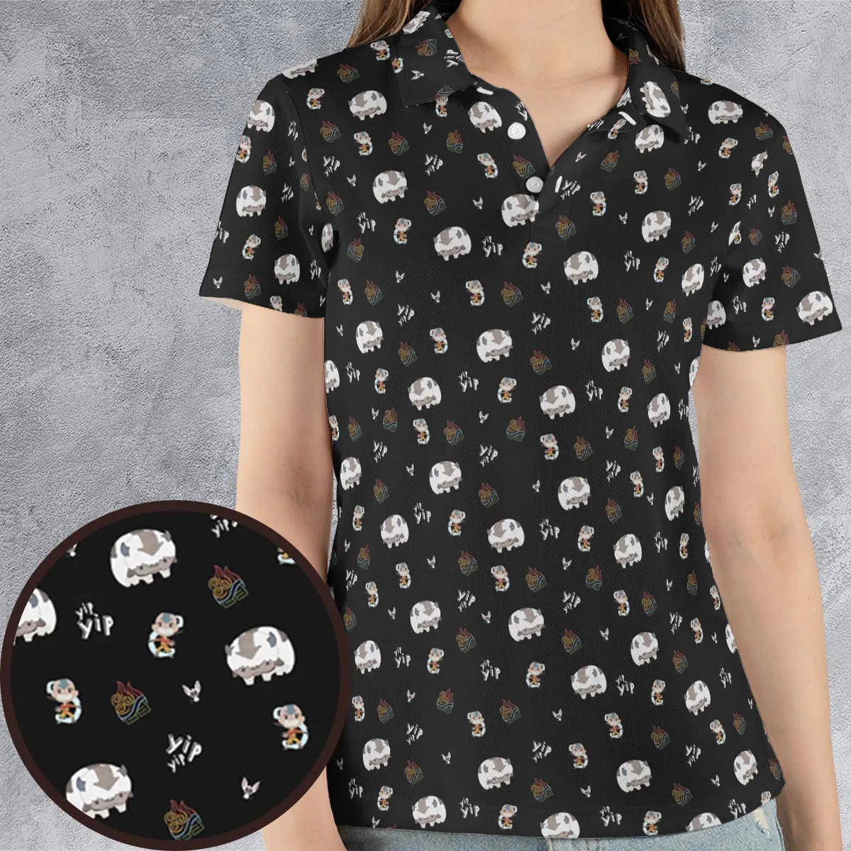 AOP Men/Women Polo Shirt - KZPP3ZBT