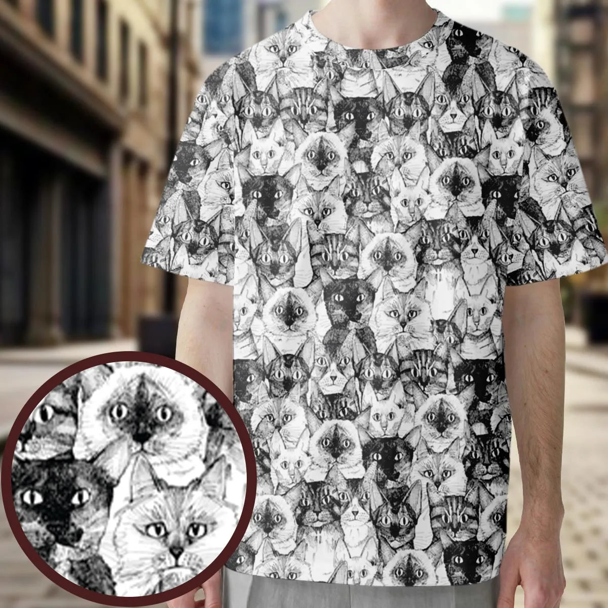 Just Cats All-Over Print Unisex T-Shirt