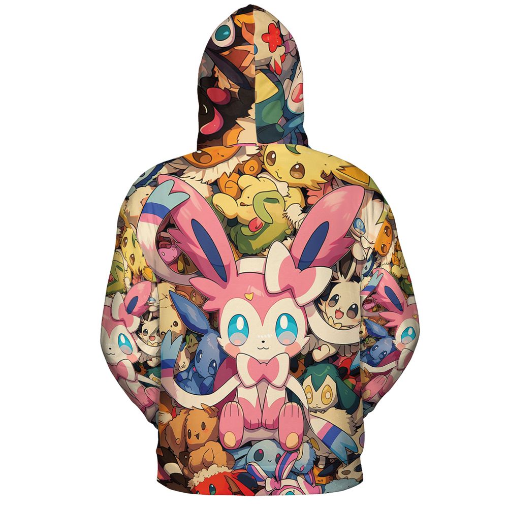 All-over Print Hoodie - 1P6NCXHE -  - 4