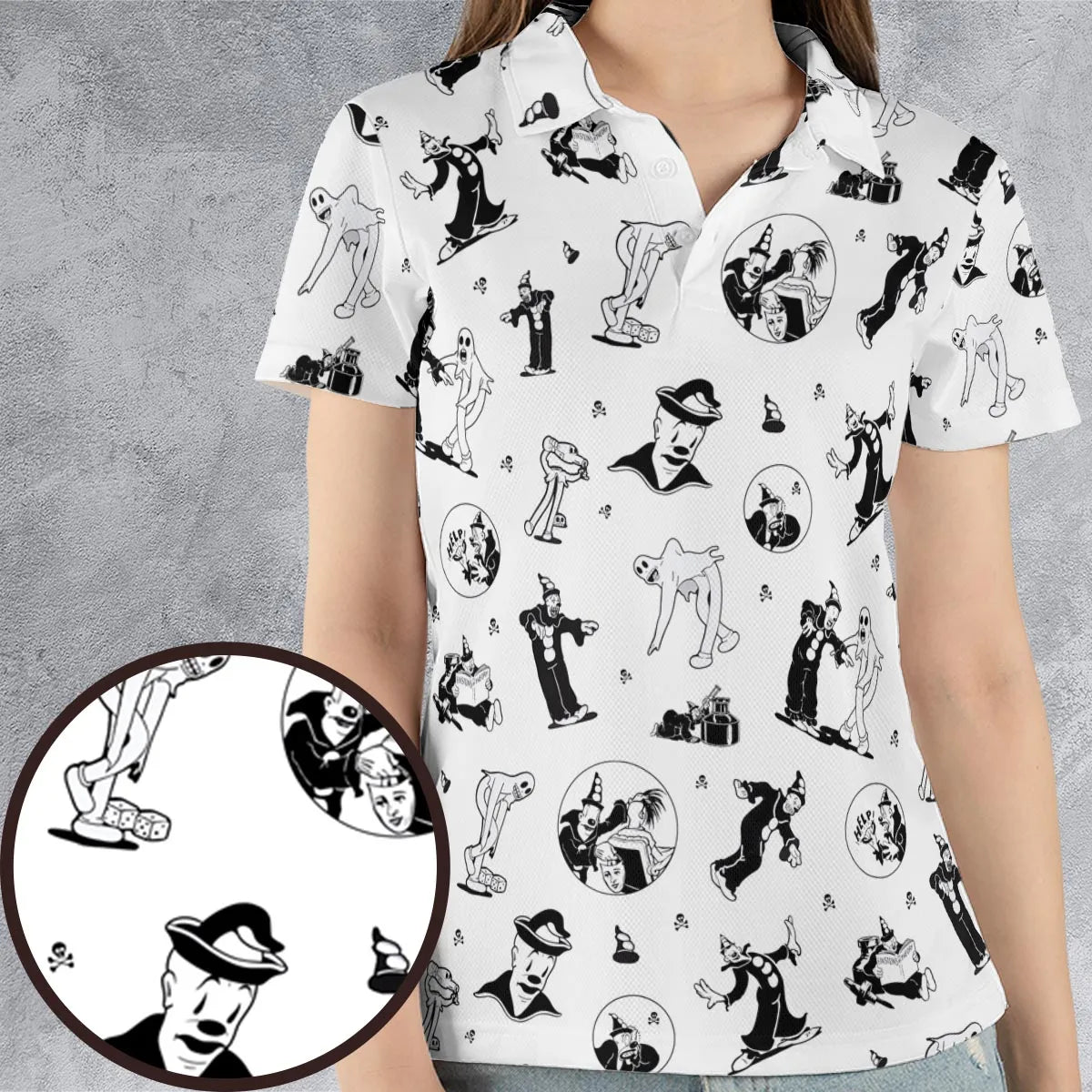AOP Men/Women Polo Shirt - HL4SVUPQ