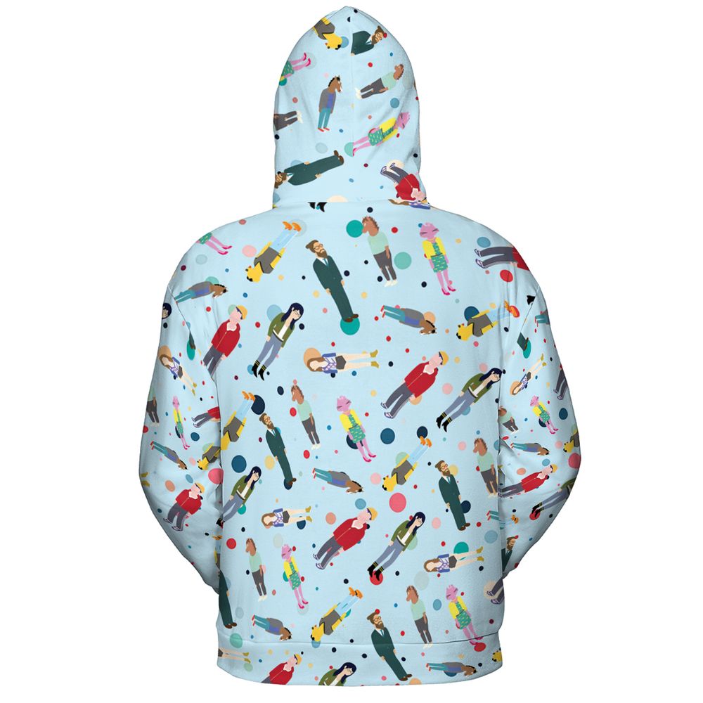 All-over Print Hoodie - C7Z1GWLY -  - 4
