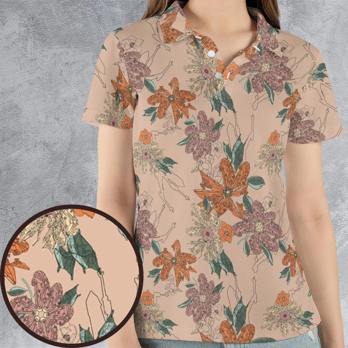 AOP Men/Women Polo Shirt - UXG7N5QN