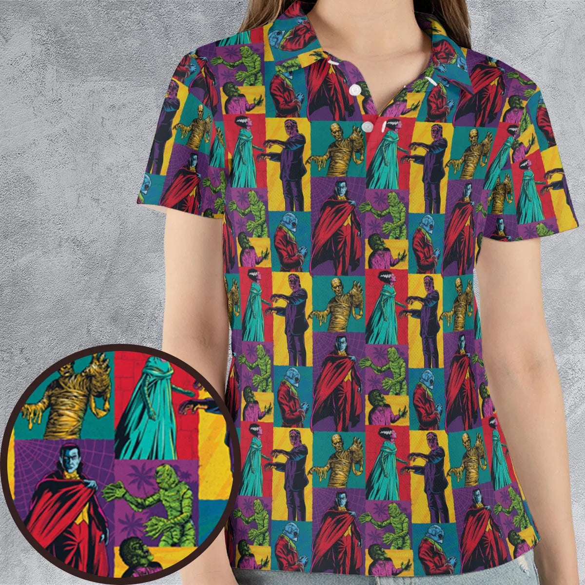 AOP Men/Women Polo Shirt - BX3VTXHX