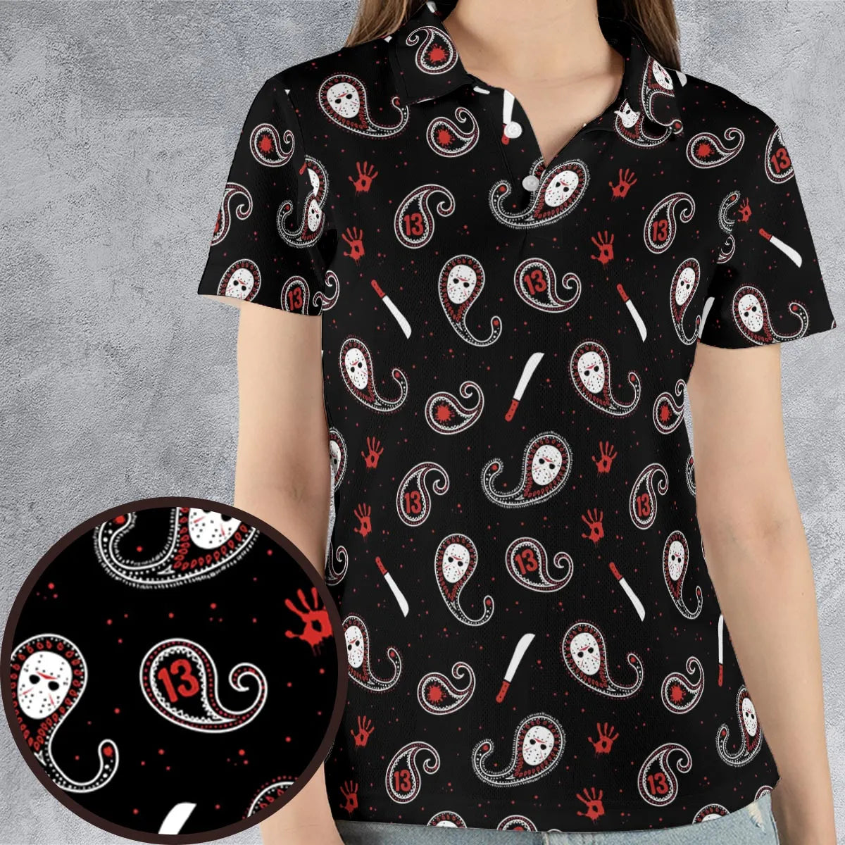 AOP Men/Women Polo Shirt - LY9SVCFR