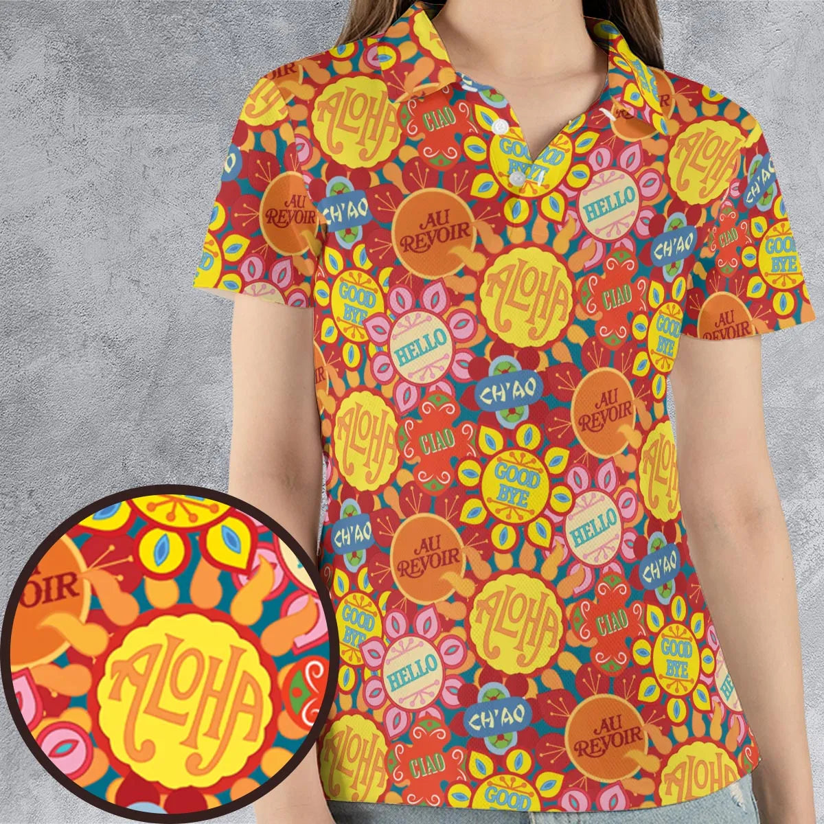 AOP Men/Women Polo Shirt - 55KSRX6D