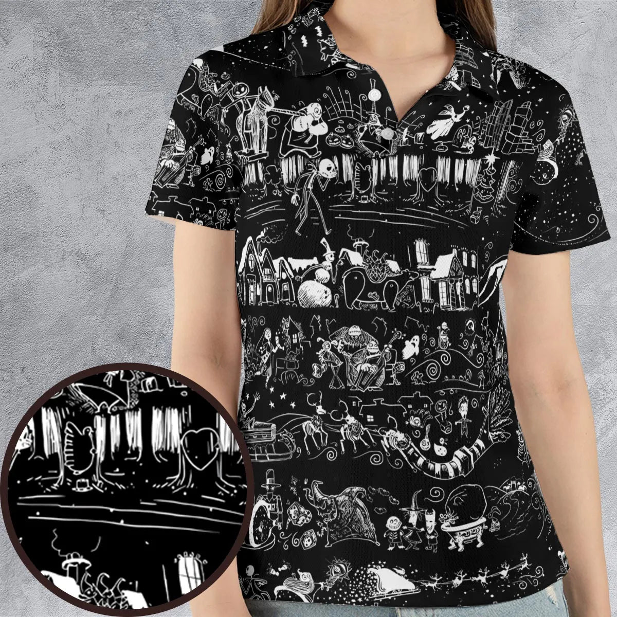 AOP Men/Women Polo Shirt - TCN7ZTX3