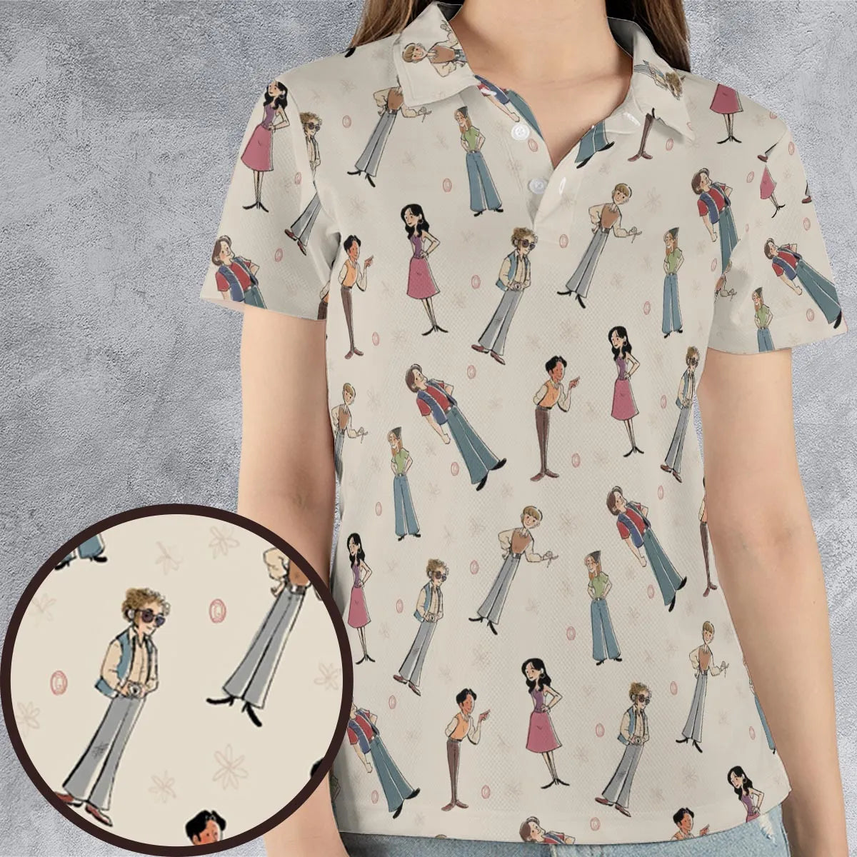 AOP Men/Women Polo Shirt - 5H6L3N23