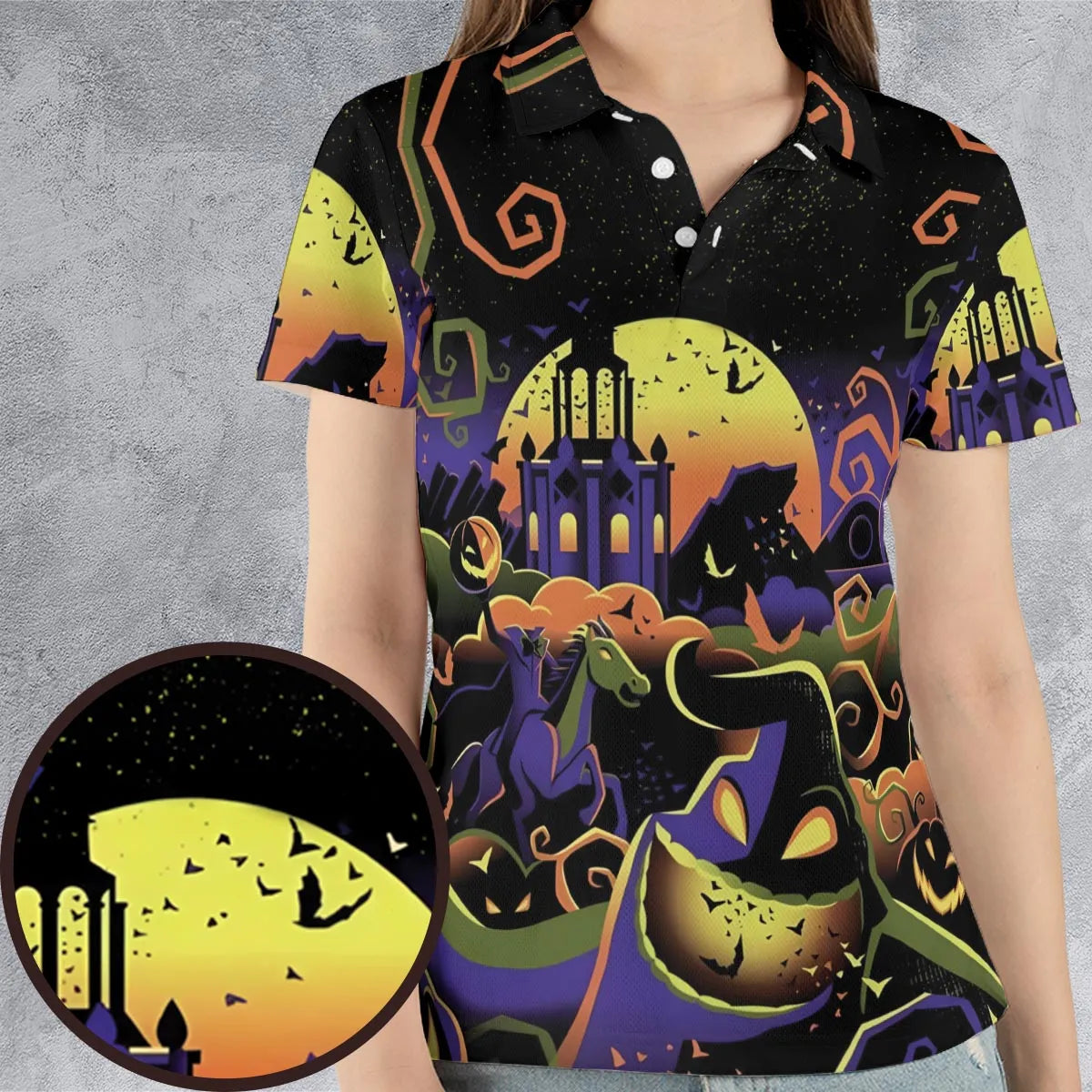 AOP Men/Women Polo Shirt - 38NYTXUH