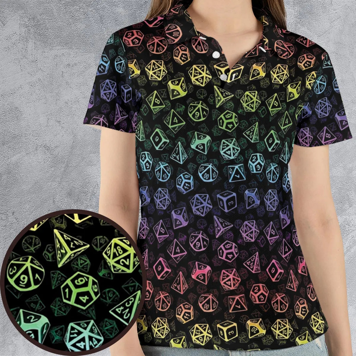 AOP Men/Women Polo Shirt - TV2QC7H5