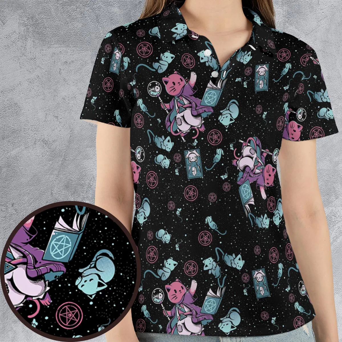 AOP Men/Women Polo Shirt - H4URGMK7