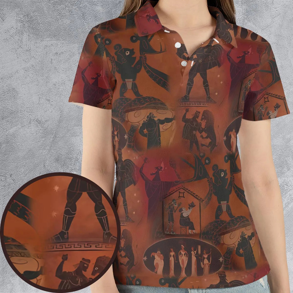 AOP Men/Women Polo Shirt - DQ6WJRMS