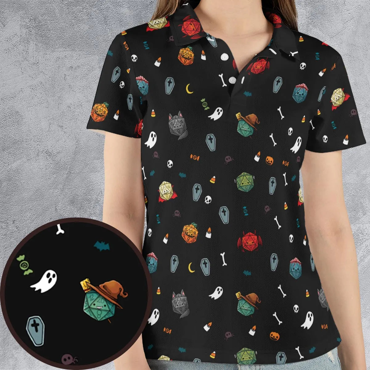 AOP Men/Women Polo Shirt - B94FZABJ