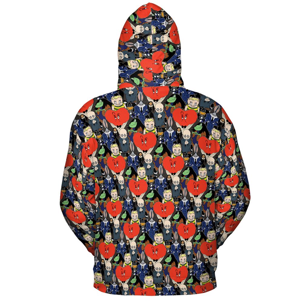 All-over Print Hoodie - 65GZTCHM -  - 4