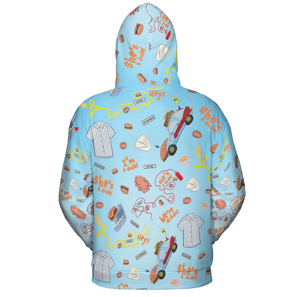 All-over Print Hoodie - 56TEGQ69 -  - 4