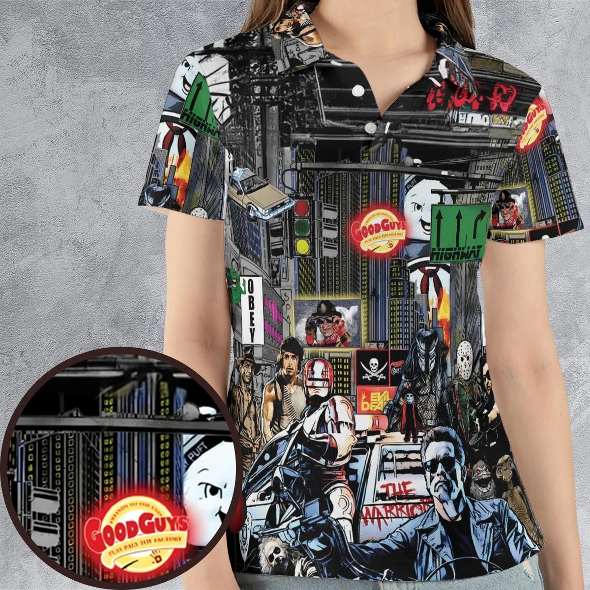 AOP Men/Women Polo Shirt - EXAXZN5S