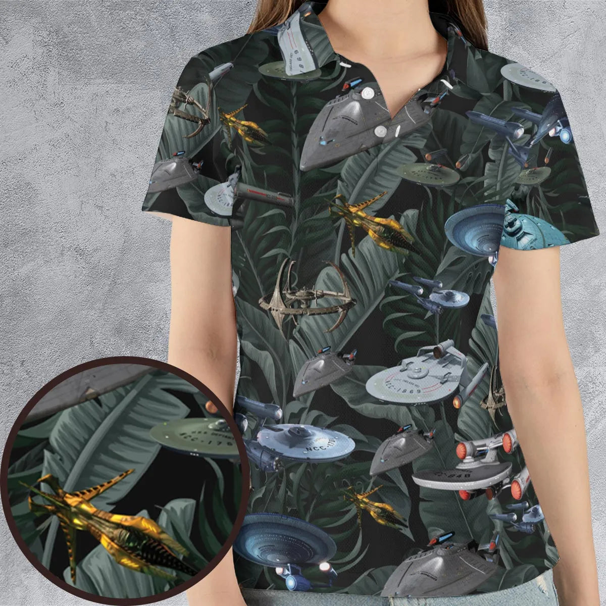 AOP Men/Women Polo Shirt - TXSU5LPK