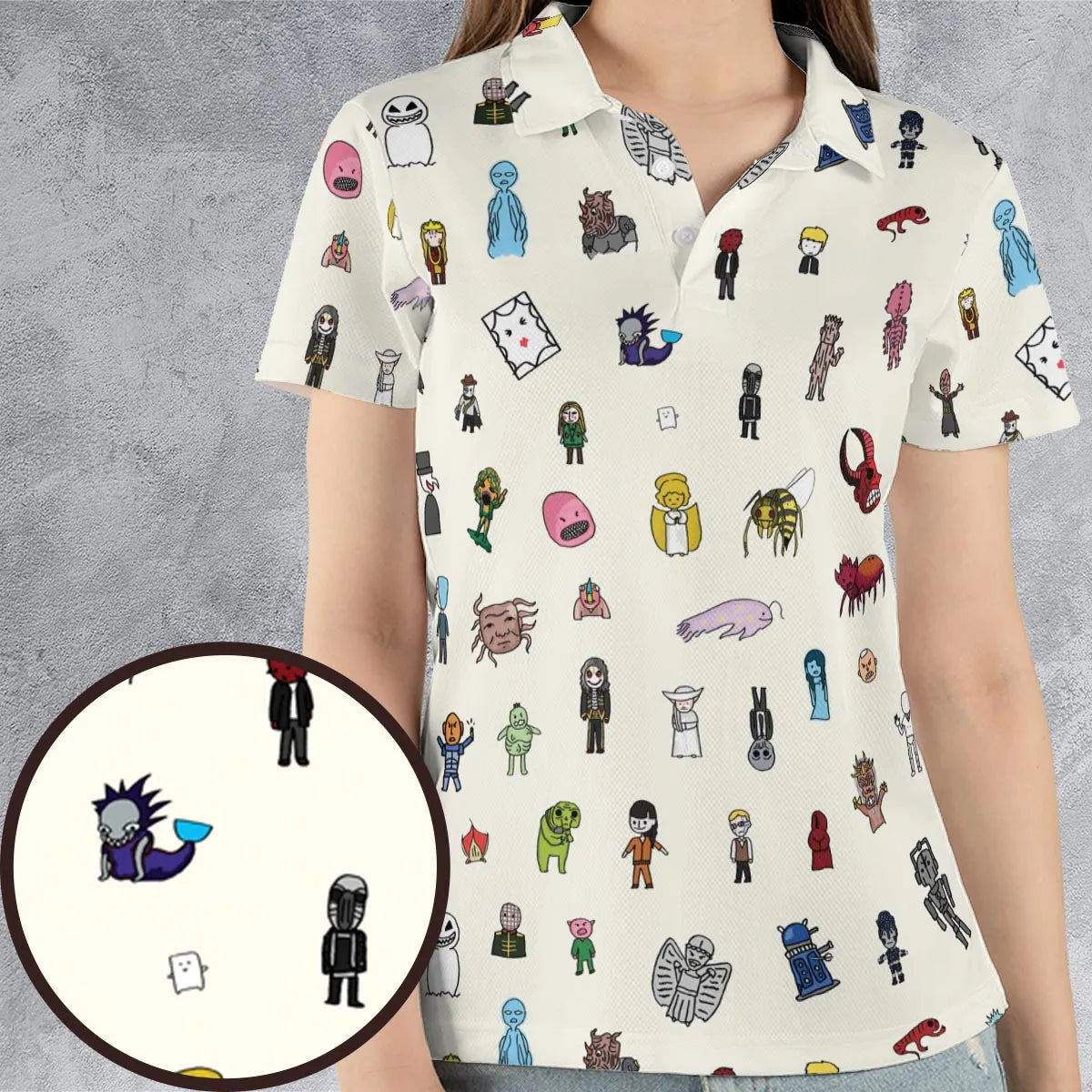 AOP Men/Women Polo Shirt - UDWMRP7V
