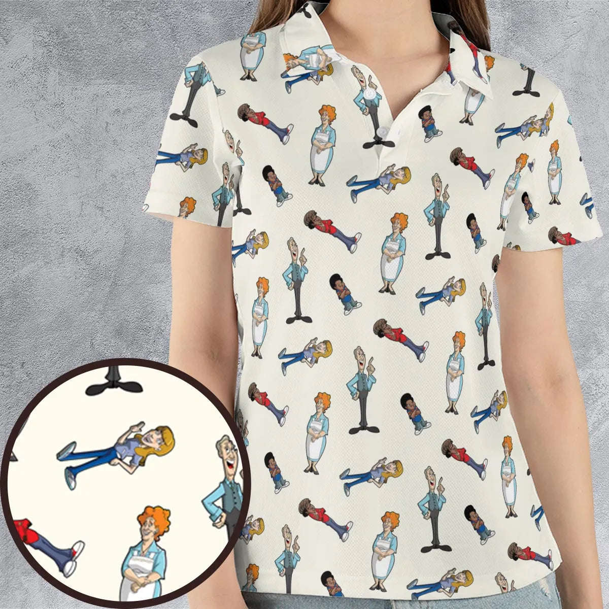AOP Men/Women Polo Shirt - QUHP6GG7