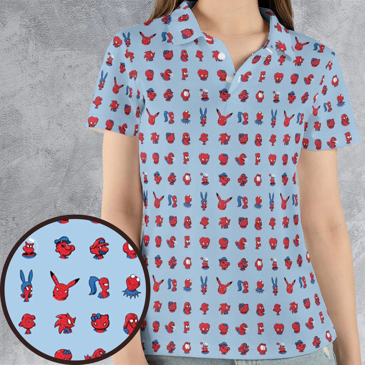 AOP Men/Women Polo Shirt - NAEWFUQK